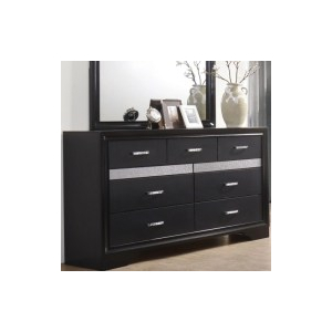 Miranda - 7-Drawer Dresser - Black