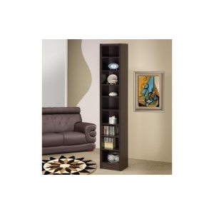 Eliam - 8-Shelf Bookcase - Cappuccino