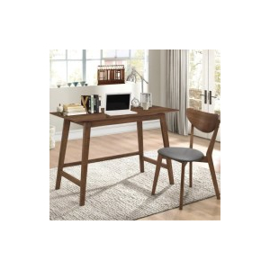 Karri - 2 Piece Home Office Computer Desk And Chair Set - Walnut