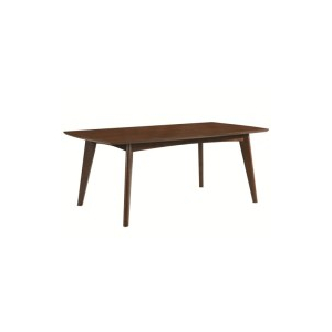 Malone - Rectangular Wood Dining Table - Dark Walnut