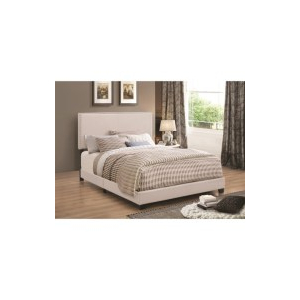 Boyd - Upholstered Twin Panel Bed - Ivory