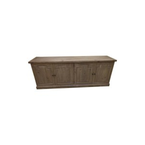 Florence - 4 Door Dining Sideboard Buffet Cabinet - Rustic Honey
