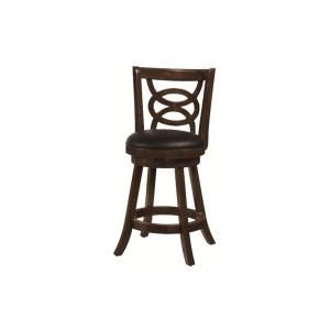Calecita - Wood Swivel Counter Stool (Set of 2) - Cappuccino