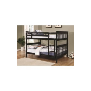 Chapman - Wood Full Over Full Bunk Bed - Black