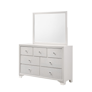 Lyssa - Dresser & Mirror - White