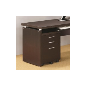 Skylar - 3-Drawer Home Office Mobile File Cabinet - Cappuccino