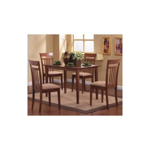 Robles - 5 Piece Rectangular Dining Table Set - Chestnut