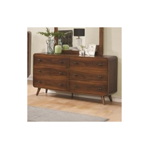 Robyn - 6-Drawer Dresser - Dark Walnut