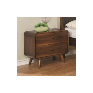 Robyn - 2-Drawer Nightstand - Dark Walnut