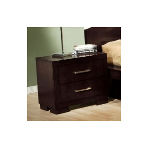 Jessica - 2-Drawer Nightstand - Cappuccino