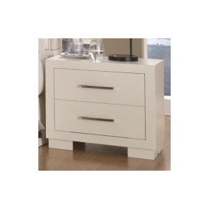 Jessica - 2-Drawer Nightstand - Cream White