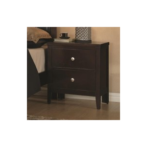 Carlton - 2-Drawer Nightstand - Cappuccino