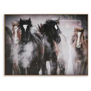 Chaseburn - Wall Art - Brown / Black / White