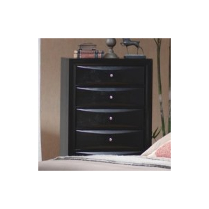 Briana - 5-Drawer Bedroom Chest - Black
