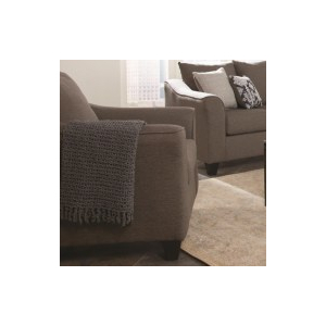 Salizar - Upholstered Flared Arm Accent Chair - Charcoal Gray