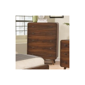 Robyn - 5-Drawer Bedroom Chest - Dark Walnut