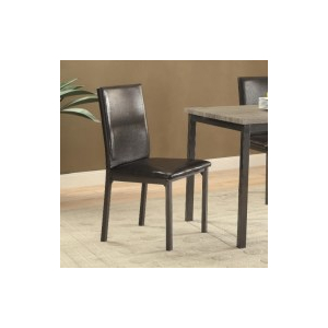Garza - Upholstered Dining Side Chairs (Set of 2) - Black
