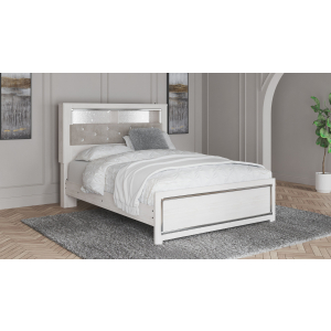 Altyra - Queen Panel Bookcase Bed - White