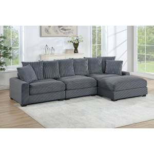  Loft Sectional 4-Pcs Modular Set 