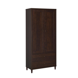 Wadeline - 2 Door Tall Accent Storage Cabinet - Rustic Tobacco