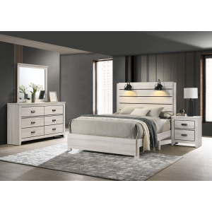 Carter - Queen 4 Piece Bedroom Set - White