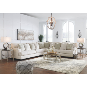 Rawcliffe - Left Arm Facing Sofa 3 Pc Sectional - Parchment