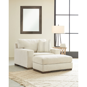 Maggie - 2 Pc. - Chair and a Half, Ottoman - Birch