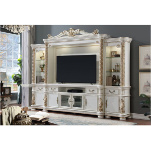 Vendome II - Entertainment Center - Antique Pearl