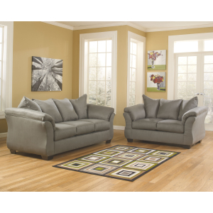 Darcy - 2 Pc. - Sofa, Loveseat - Cobblestone