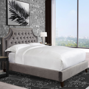 Jasmine - California King Bed - Flannel