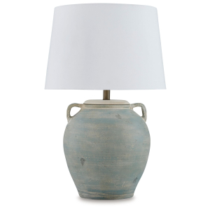 Shawburg - Terracotta Table Lamp - Antique Green