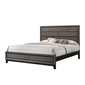 Akerson - California King Bed - Gray