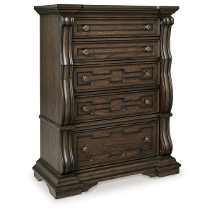 Maylee - Five Drawer Chest - Dark Brown