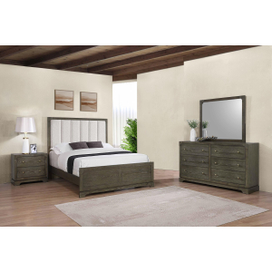 Gran Park - 4 Piece Queen Bedroom Set - Dark Cocoa