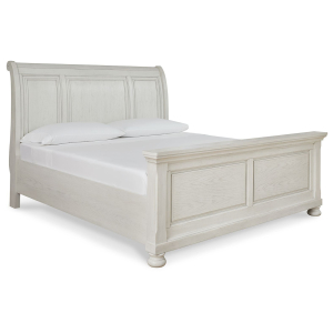 Robbinsdale - Queen Sleigh Bed - Antique White