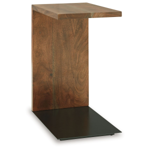Wimshaw - Accent Table - Brown / Black