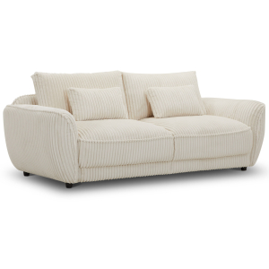 Utopia - 2 Seat Sofa With Lumbar Pillow - Mega Ivory