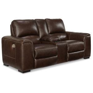 Alessandro - PWR REC Loveseat/Con/Adj HDRST - Walnut