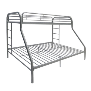 Tritan - Twin Over Full Bunk Bed - Silver