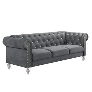 Emma Crystal - Sofa - Gray