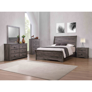 Coralee - Queen 5 Piece Bedroom Set - Dark Gray