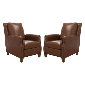 Hunter - Manual Recliner (Set of 2) - Chestnut Charm