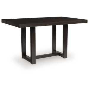 Neymorton - Rectangular Dining Room Counter Table - Dark Grayish Brown
