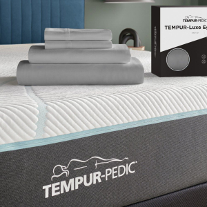 Linens - Tempur Luxe Egyptian Cotton Sheet Set - Silver Mist - Full