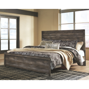 Wynnlow - King Panel Bed - Gray