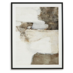 Aldricton - Wall Art - Brown / White