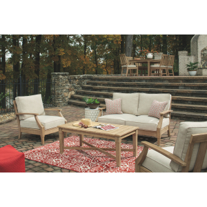 Clare View - Loveseat w/Cushion - Beige