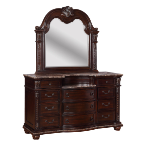 Stanley - Dresser & Mirror - Cherry