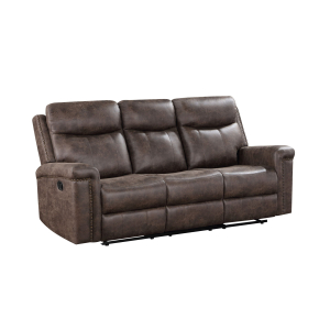 Quade - Sofa With Dual Recliner - Mocha