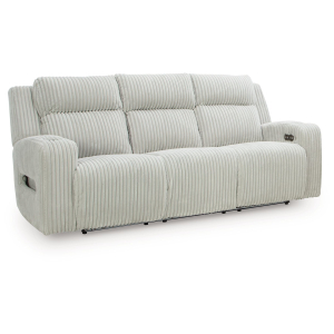 Forest Lake - Power Reclining Sofa With Adj Headrest - Alloy